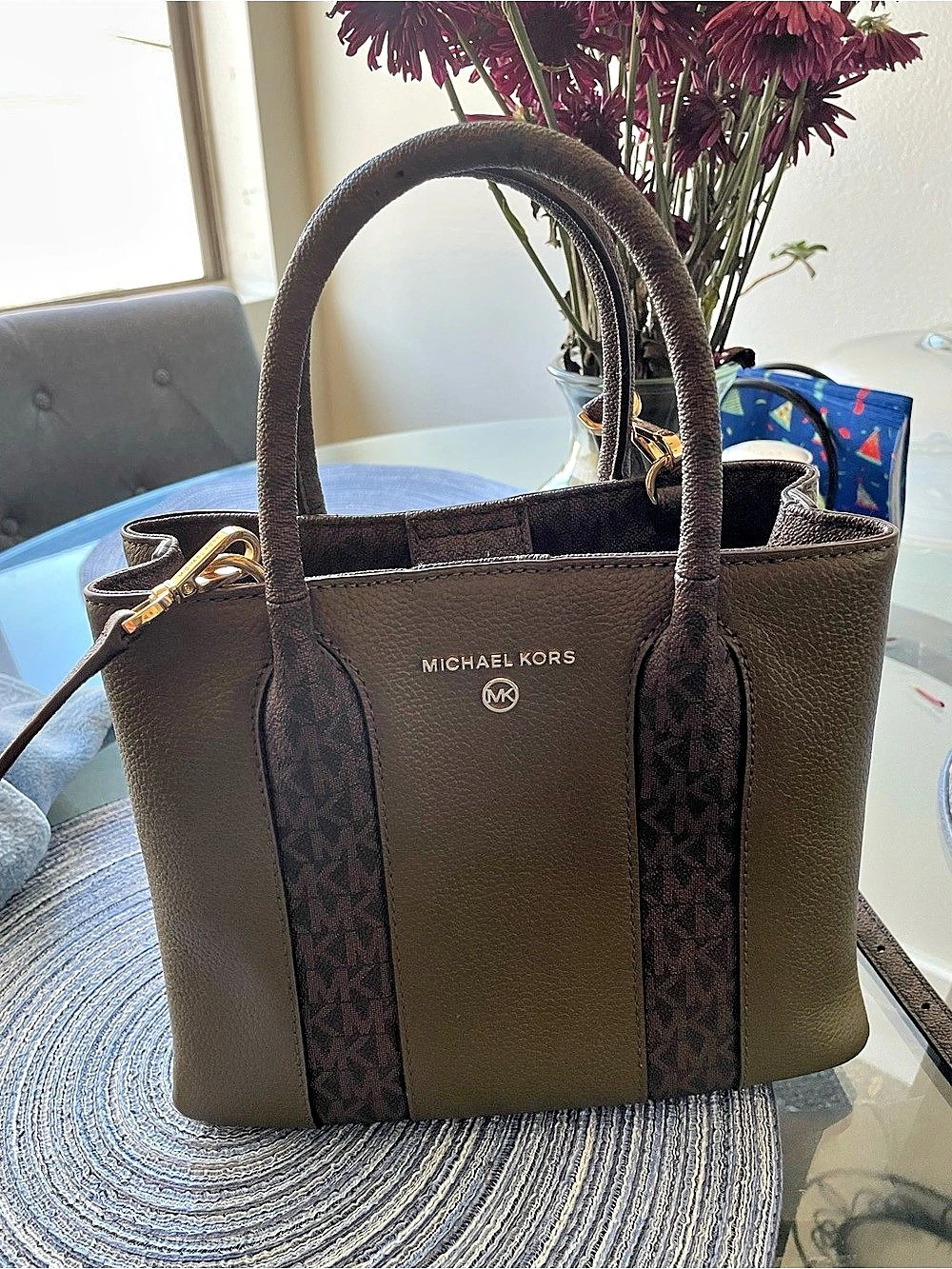 Michael Kors Mercer Extra Small Tote Bag Brown